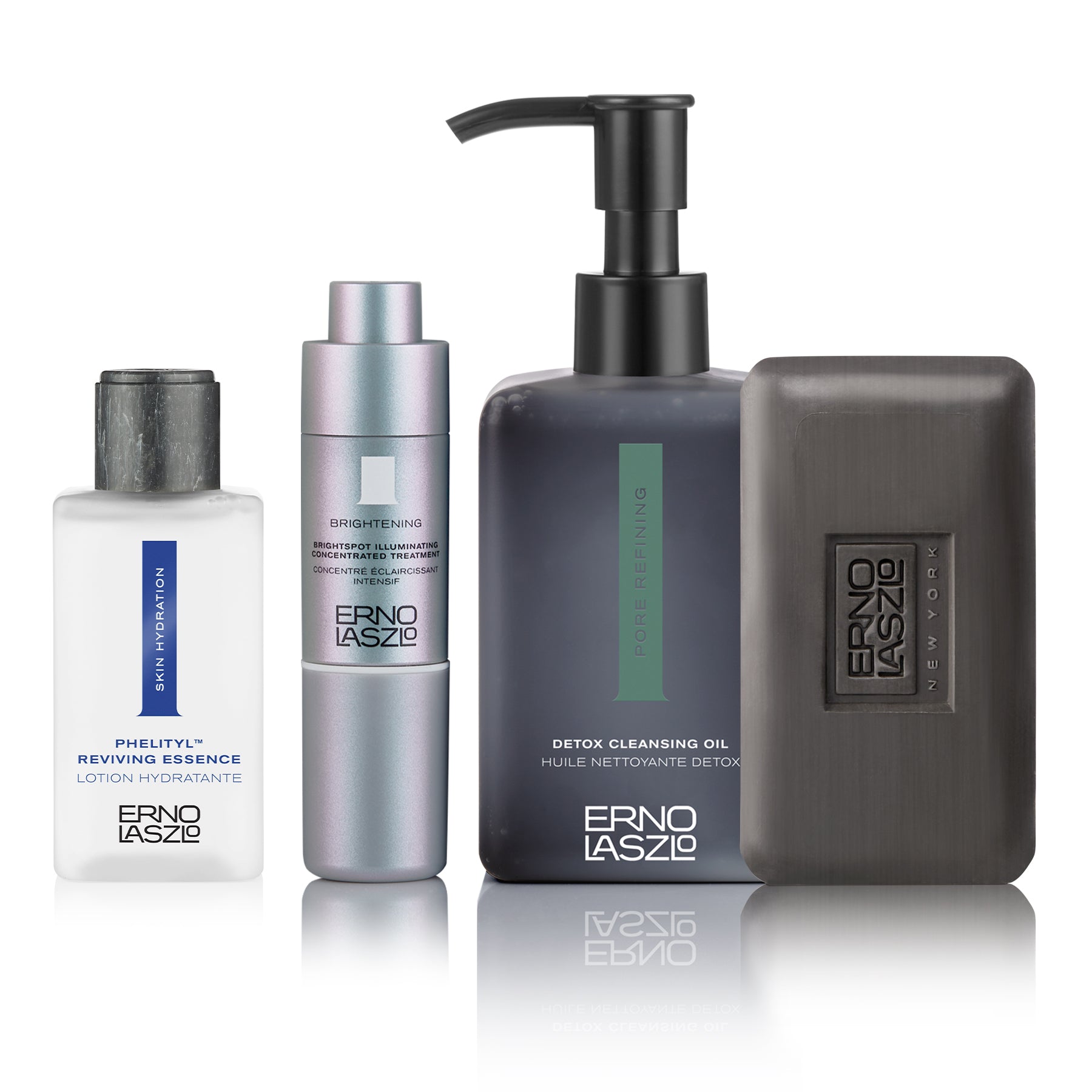Erno Laszlo Brightening Ritual Set
Detox Cleansing Duo, BrightSpot Illuminating Concentrated Treatment and Phelityl Reviving Essence