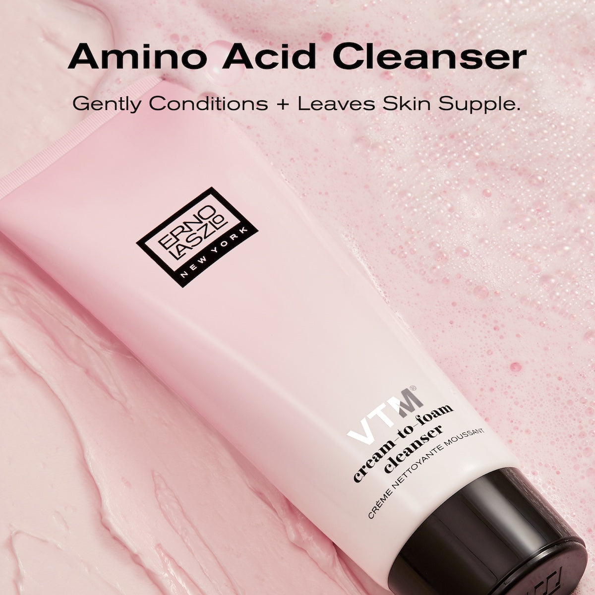Amino Acid Cleanser
Gently Conditions + Leaves Skin Supple