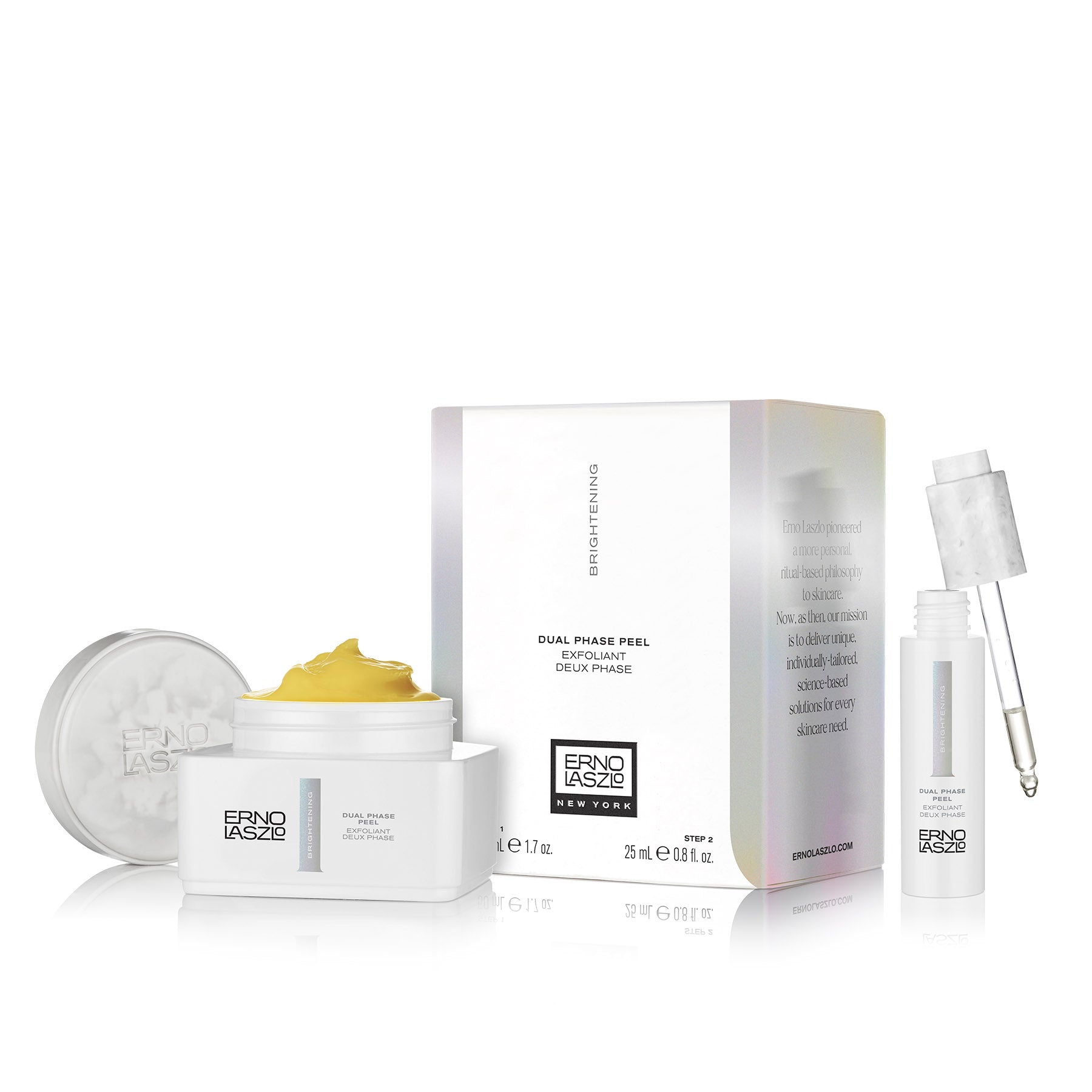 Erno Laszlo Brightening Dual Phase Peel Packaging