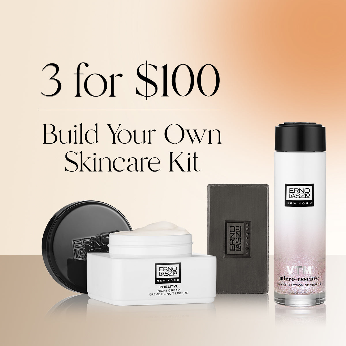 3 for $100 Build Your Own Skincare Kit