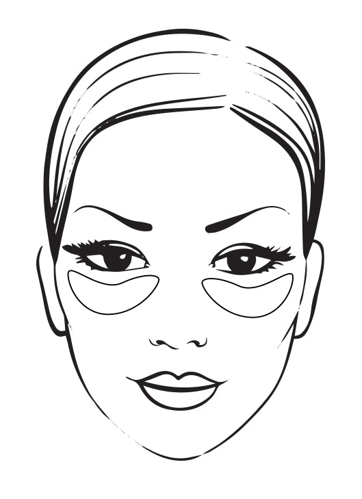 Single Packette Multi-Task Serum Eye Mask Illustration