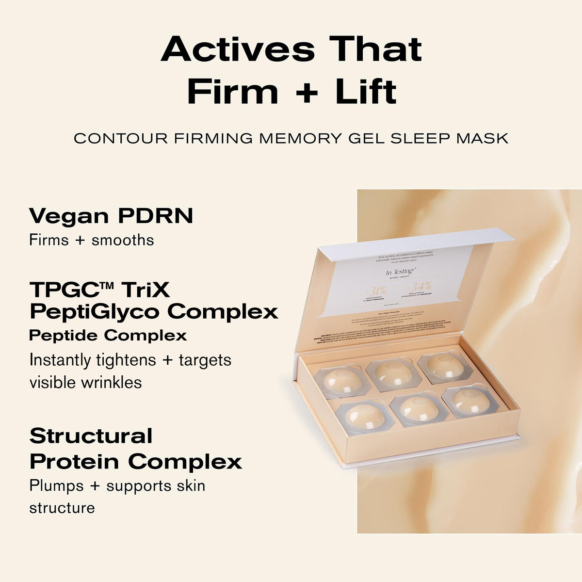Contour Firming Memory Gel Sleep Mask