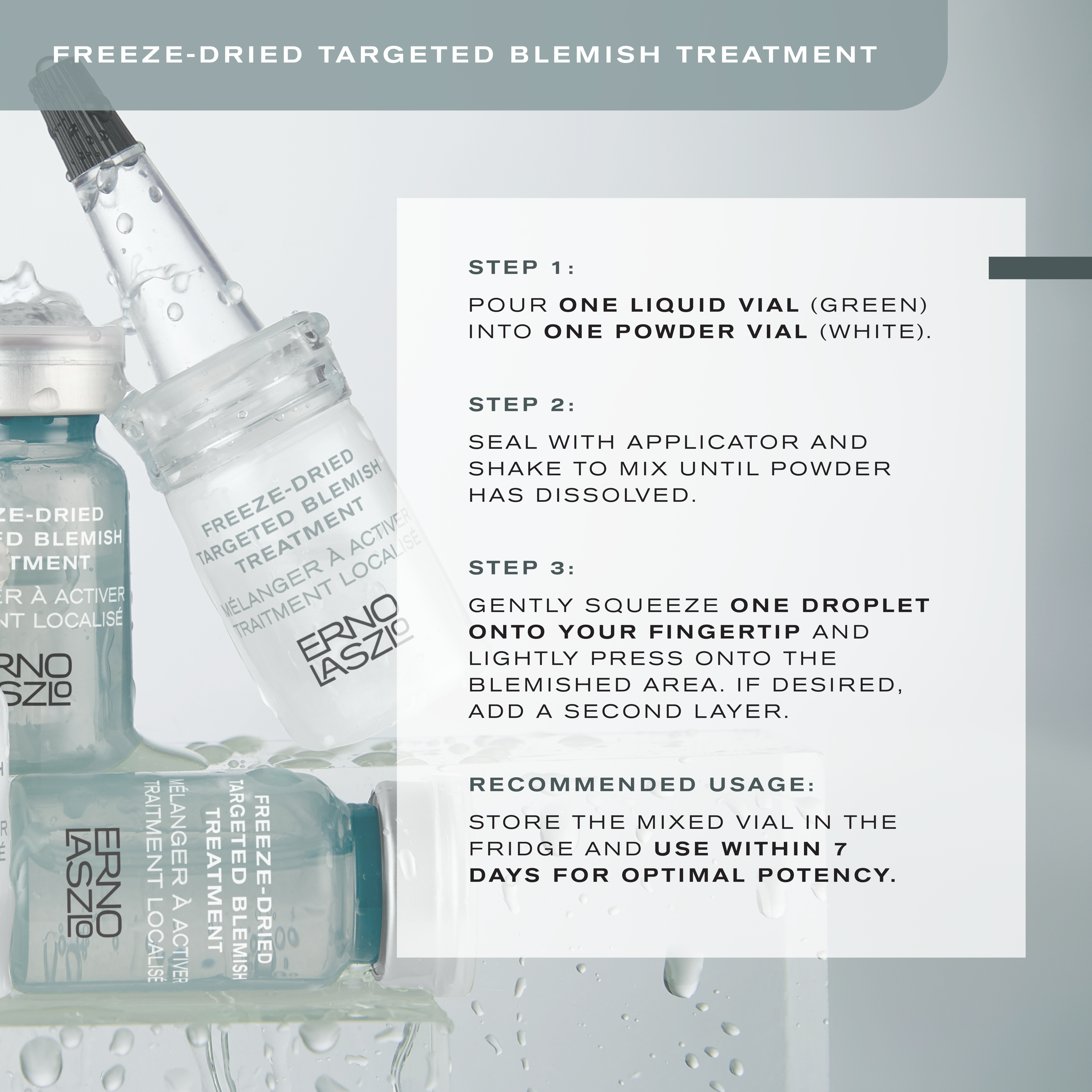 Freeze-Dried Targeted Blemish Treatment