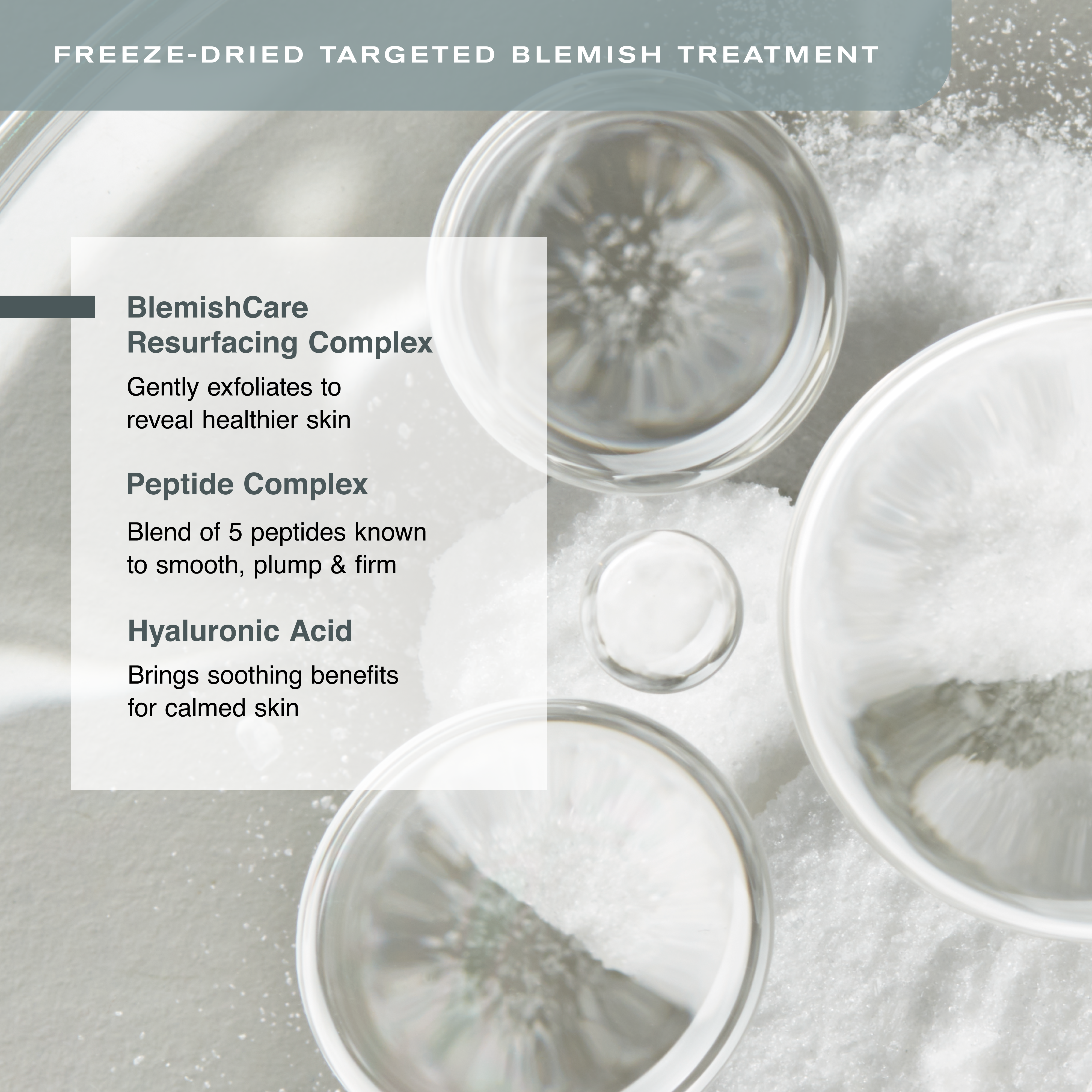 Freeze-Dried Targeted Blemish Treatment