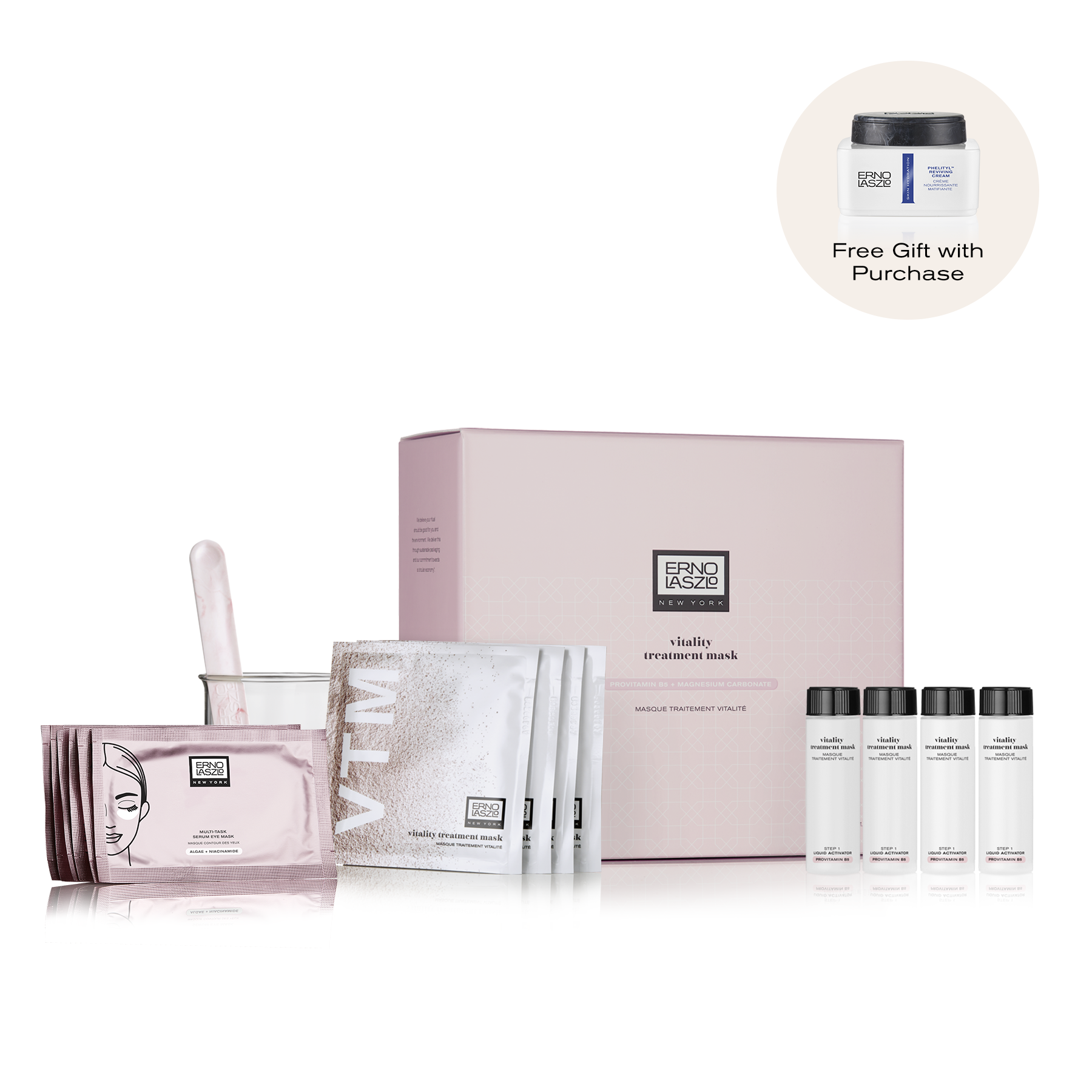 VTM 29-Day Deluxe Set 
Phelityl Reviving Cream Free Gift with purchase