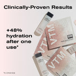 Clinically-Proven Results
+48% hydration after one use*
*In a clinical study.