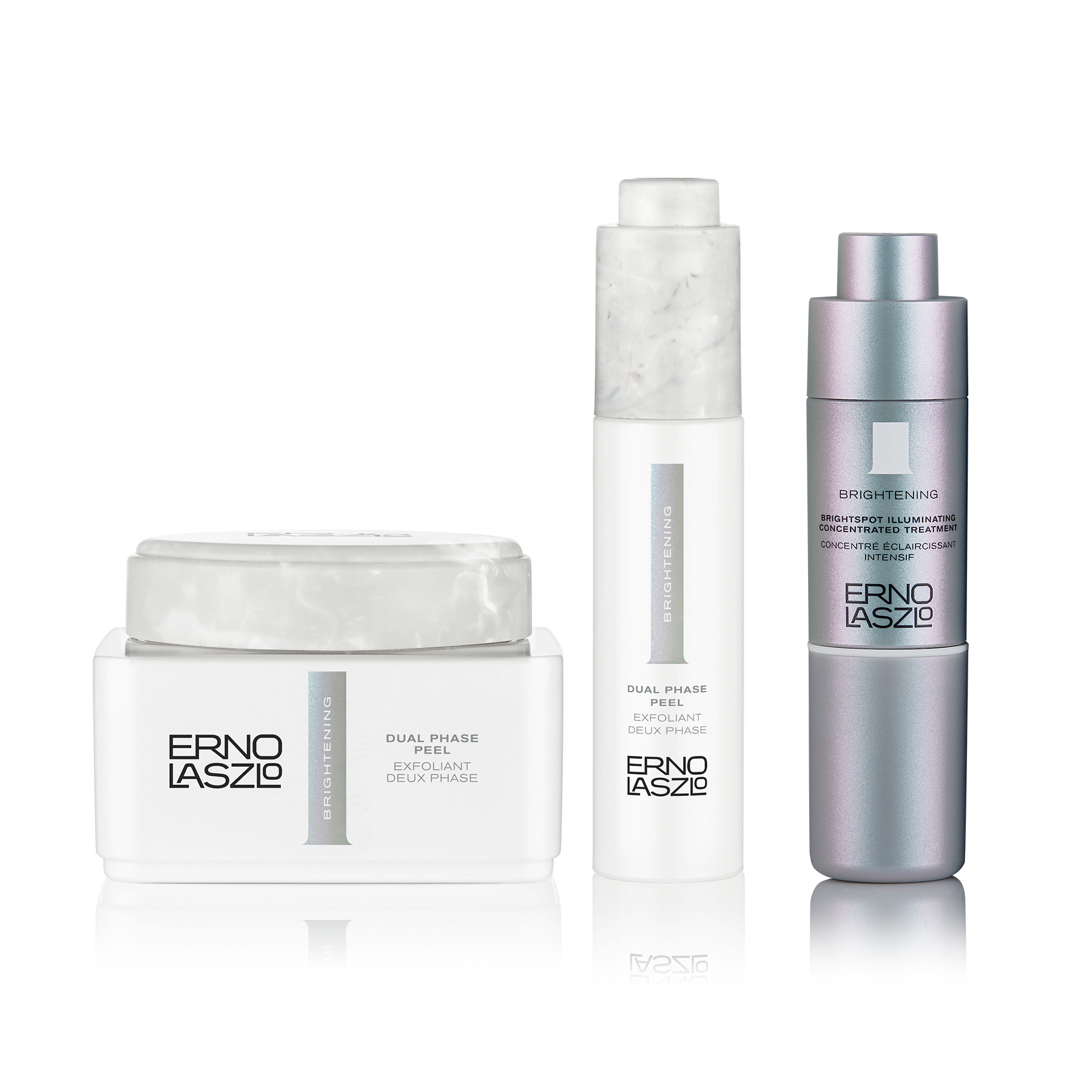 Erno Laszlo Brightening Duo includes Brightening Dual Phase Peel + BrightSpot Illuminating Concentrated Treatment