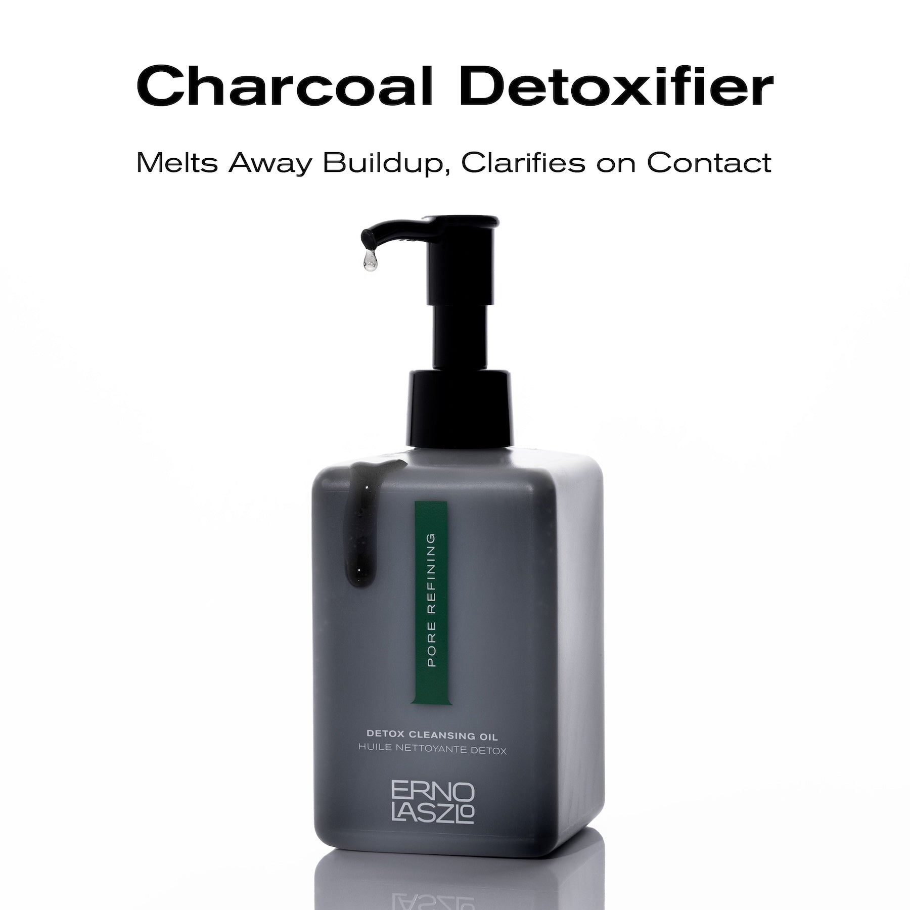 Charcoal Detoxifier melts away buildup, clarifies on contact
