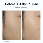 Before + After 1 Use +44% Hydration* 
*In a clinical study.