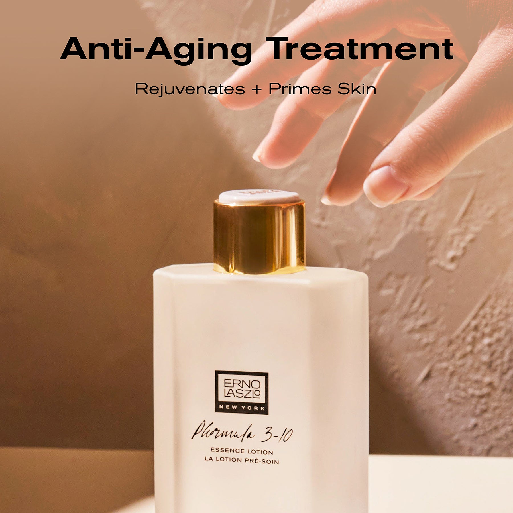 Anti-Aging Treatment
Rejuvenates + Primes skin