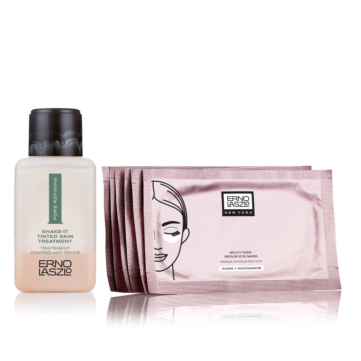 Shake-It Tinted Skin Treatment Light + Multi-Task Serum Eye Masks
