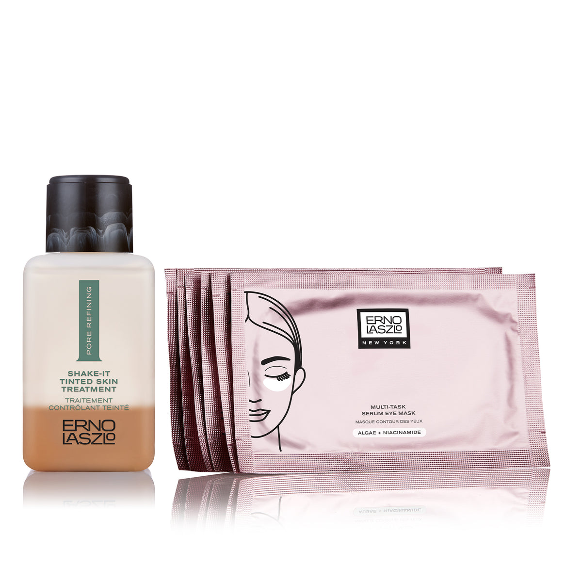 Shake-It Tinted Skin Treatment Medium + Multi-Task Serum Eye Masks
