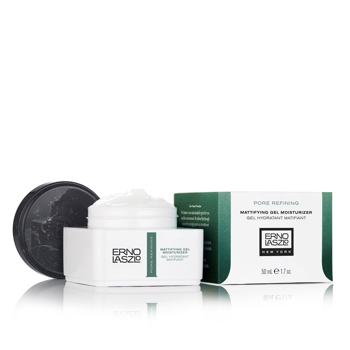 Erno Laszlo Mattifying Gel Moisturizer jar + package