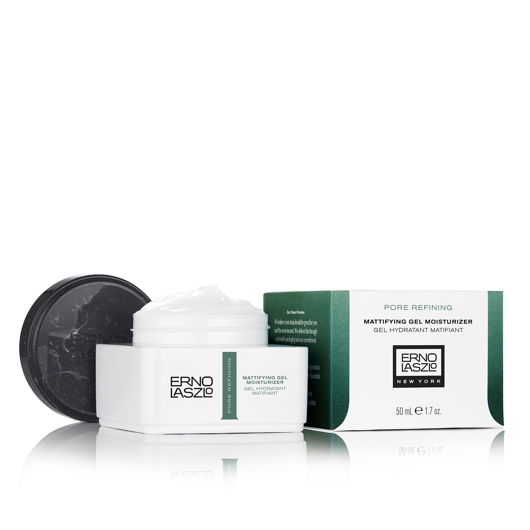 Erno Laszlo Mattifying Gel Moisturizer jar + package