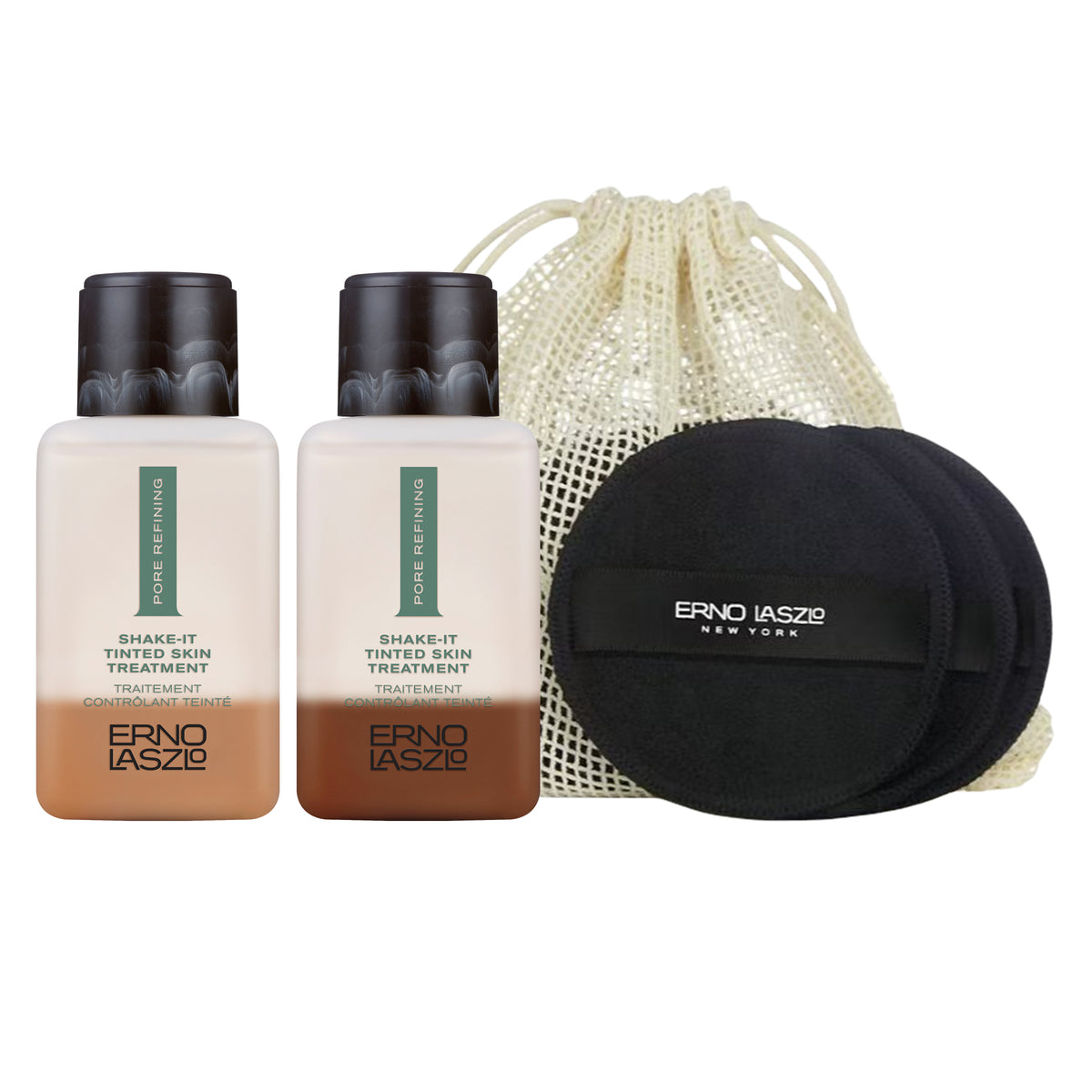 Shake-It Tinted Skin Treatment Duo Set - Medium + Deep