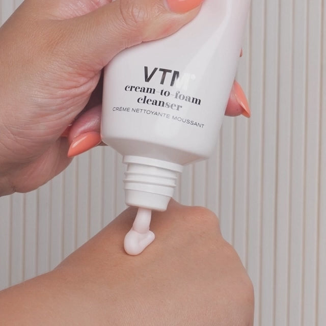 Erno Laszlo VTM Cream to Foam Cleanser In Use