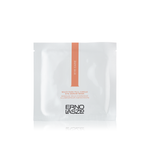 Eye serum mask sample pouch with ERNO LASZLO print, white sealed sachet