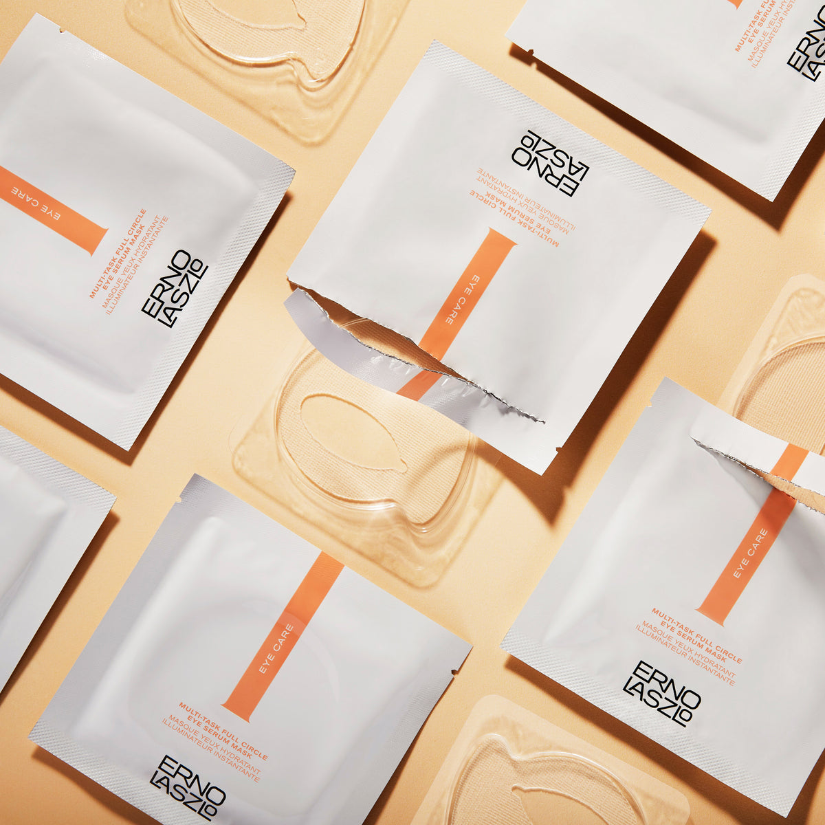 Multi-Task Full Circle Eye Serum Mask Open Packets